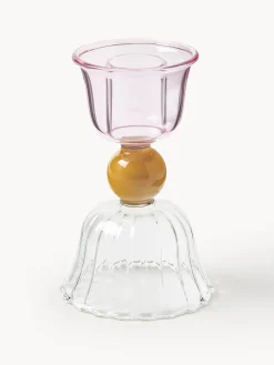 Candelabro de vidrio borosilicato Perle