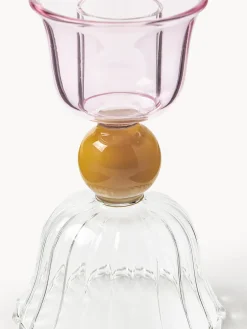 Candelabro de vidrio borosilicato Perle