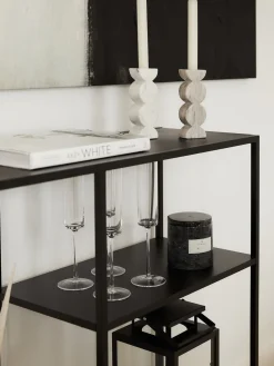 Candelabro en look mármol Kinga