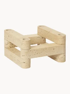 Candelabro modular de travertino Newel