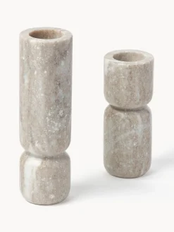 Candelabros de mármol Como, 2 uds.