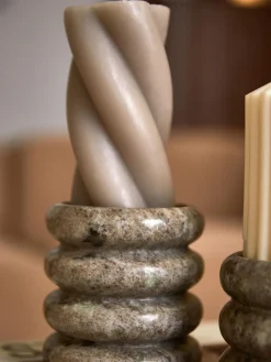 Candelabros de mármol Orta, 2 uds.