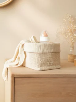 Cesta de algodón ecológico Wabi Sabi