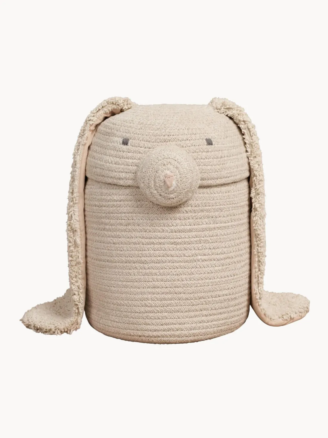 Cesta de almacenamiento artesanal con tapa Rita the Rabbit