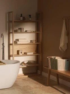 Cesta de ropa artesanal de cuerda Gabe