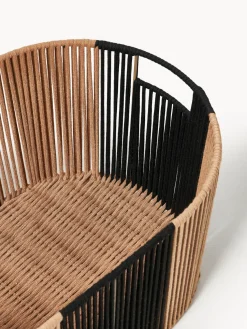 Cesta de ropa artesanal de cuerda Gabe