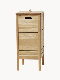 Cesta de ropa de madera de roble A Line