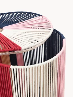 Cesta de ropa doble artesanal de cuerda Gabe