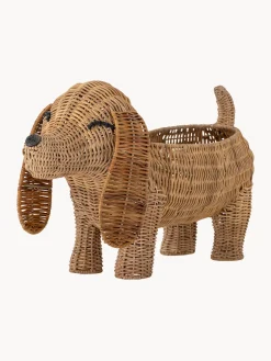 Cesta infantil de ratán Palle en forma de perro