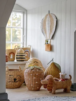 Cesta infantil de ratán Palle en forma de perro