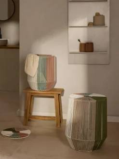 Cestas de ropa artesanales de cuerda Gabe, 2 uds.