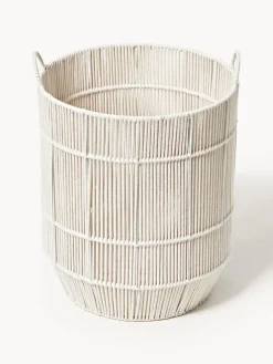 Cestas de ropa artesanales de cuerda, 2 uds.