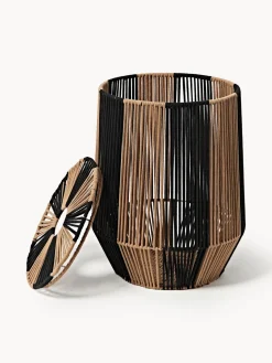 Cestas de ropa artesanales de cuerda, 2 uds.