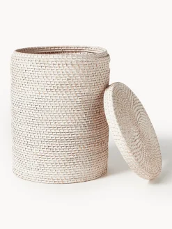 Cestas de ropa con tapa Lurdes, 2 uds.