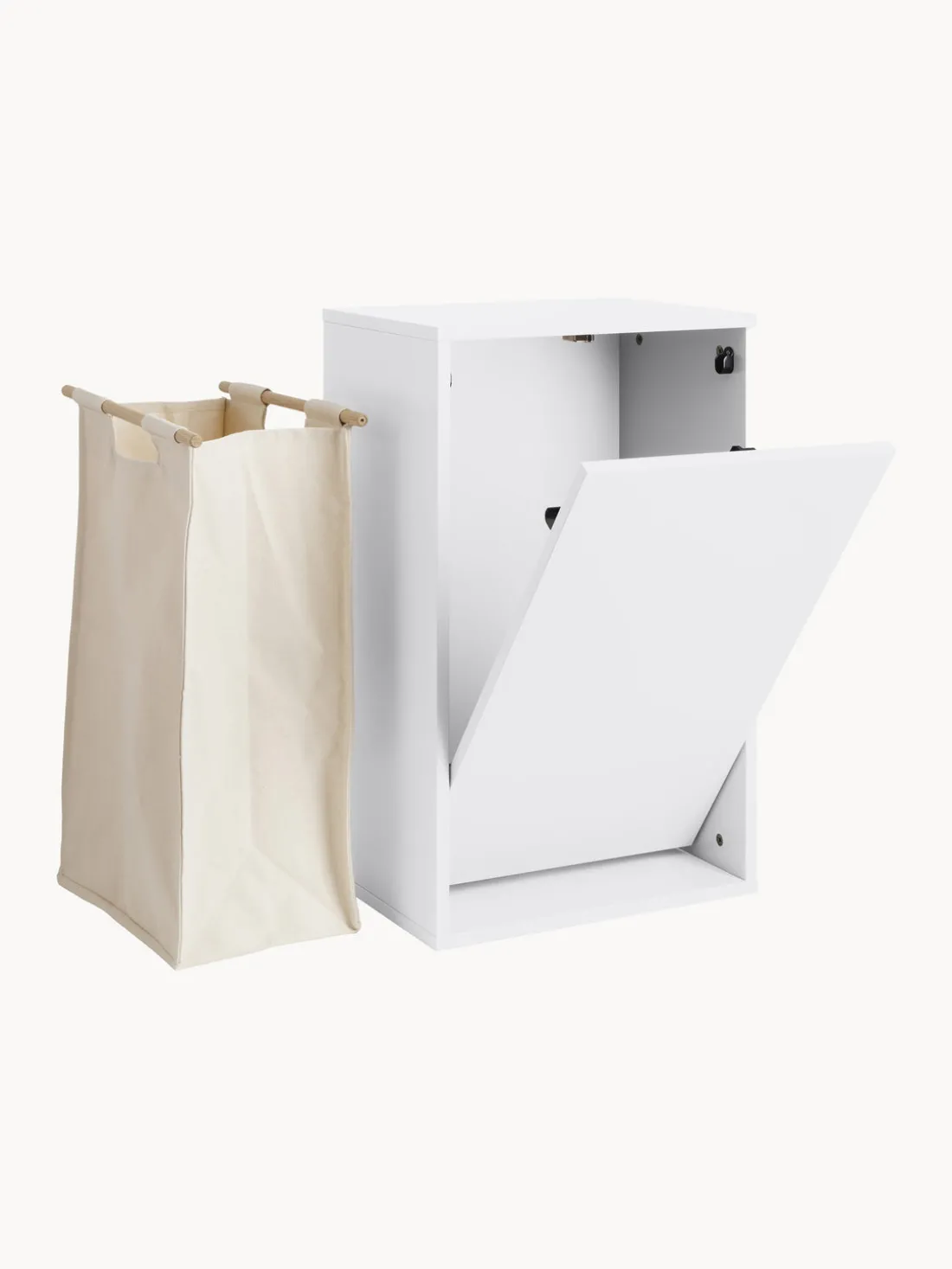 Cesto para la ropa Brilliant White para colgar