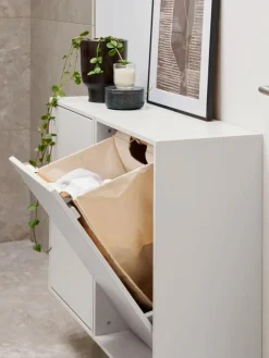 Cesto para la ropa Brilliant White para colgar