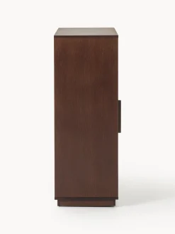 Chiffonnier de madera con frente tapizado Wisp