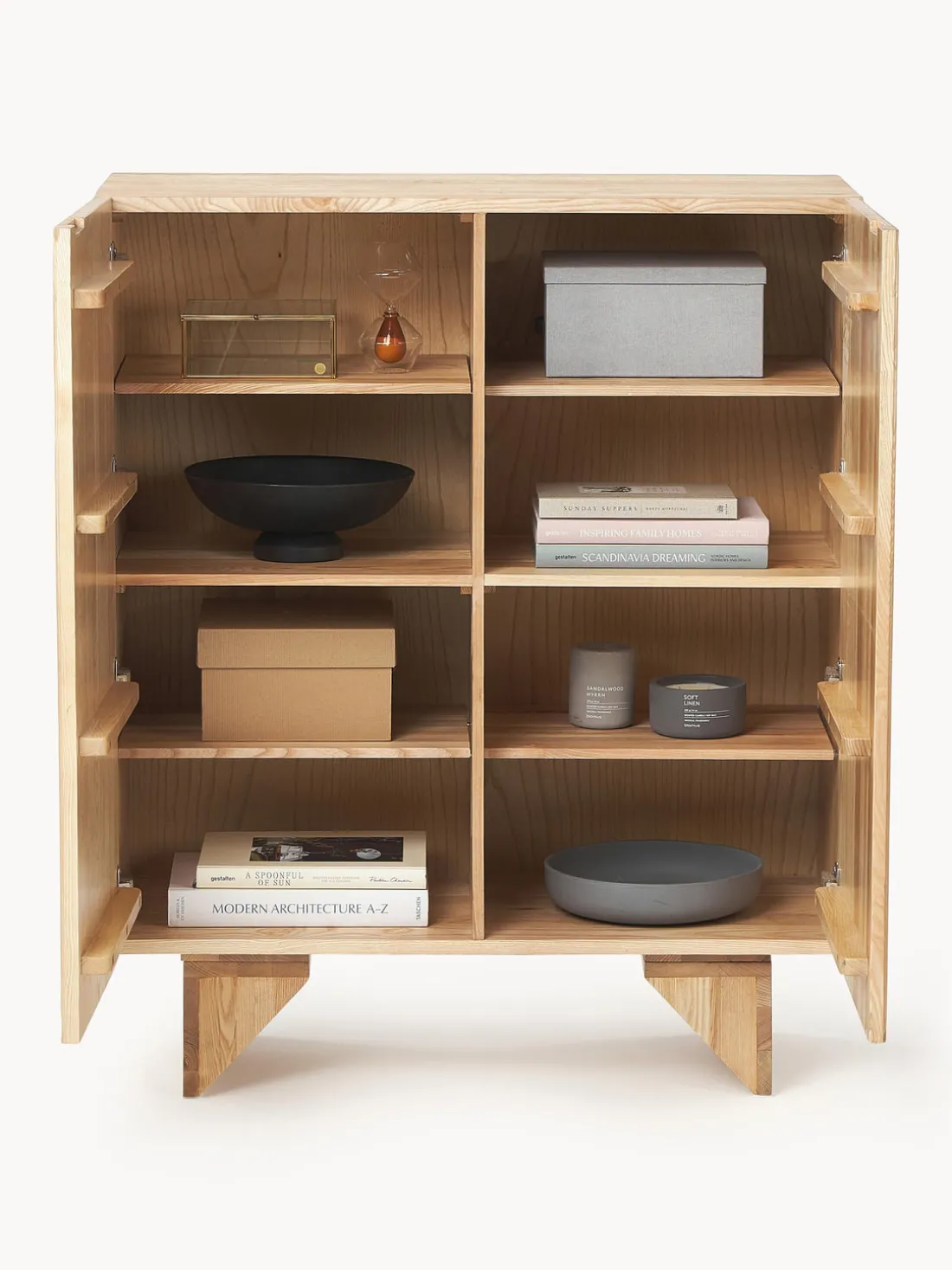 Chiffonnier de madera de fresno Louis