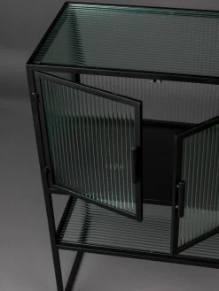 Chiffonnier de vidrio estriado Boli