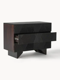 Cómoda de madera de mango Louis