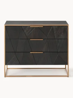 Cómoda de madera de mango maciza Harry