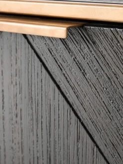 Cómoda de madera de mango maciza Harry