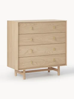 Cómoda de madera de roble Diana