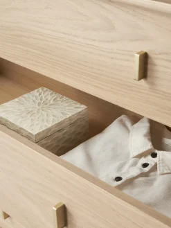 Cómoda de madera de roble Diana