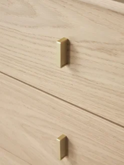 Cómoda de madera de roble Diana