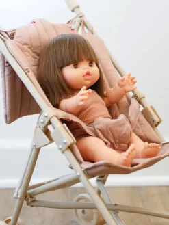 Cochecito para muñecas con correa y bolsa de transporte Cherry Blush