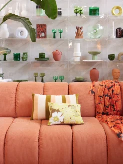 Cojín artesanal de algodón Fields