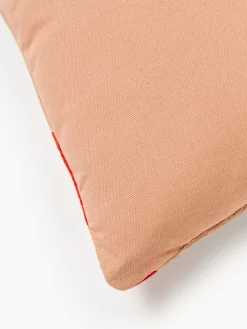 Cojín artesanal de algodón Striped