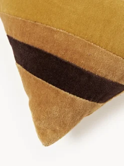 Cojín artesanal de algodón Striped