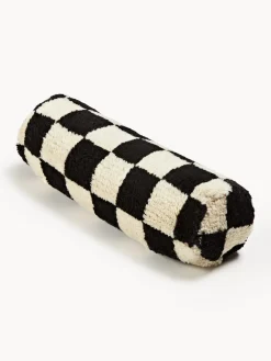 Cojín artesanal de lana Statement