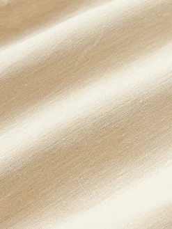 Cojín artesanal de lino con ribete Carry