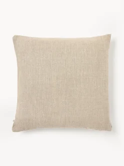 Cojín artesanal de lino Oleo