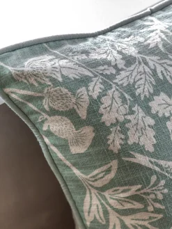 Cojín de algodón con diseño folk Rosley