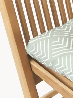 Cojín de asiento de exterior con estampado gráfico Milano