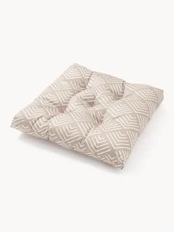 Cojín de asiento de exterior con estampado gráfico Milano