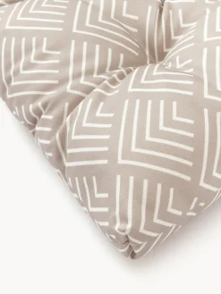 Cojín de asiento de exterior con estampado gráfico Milano