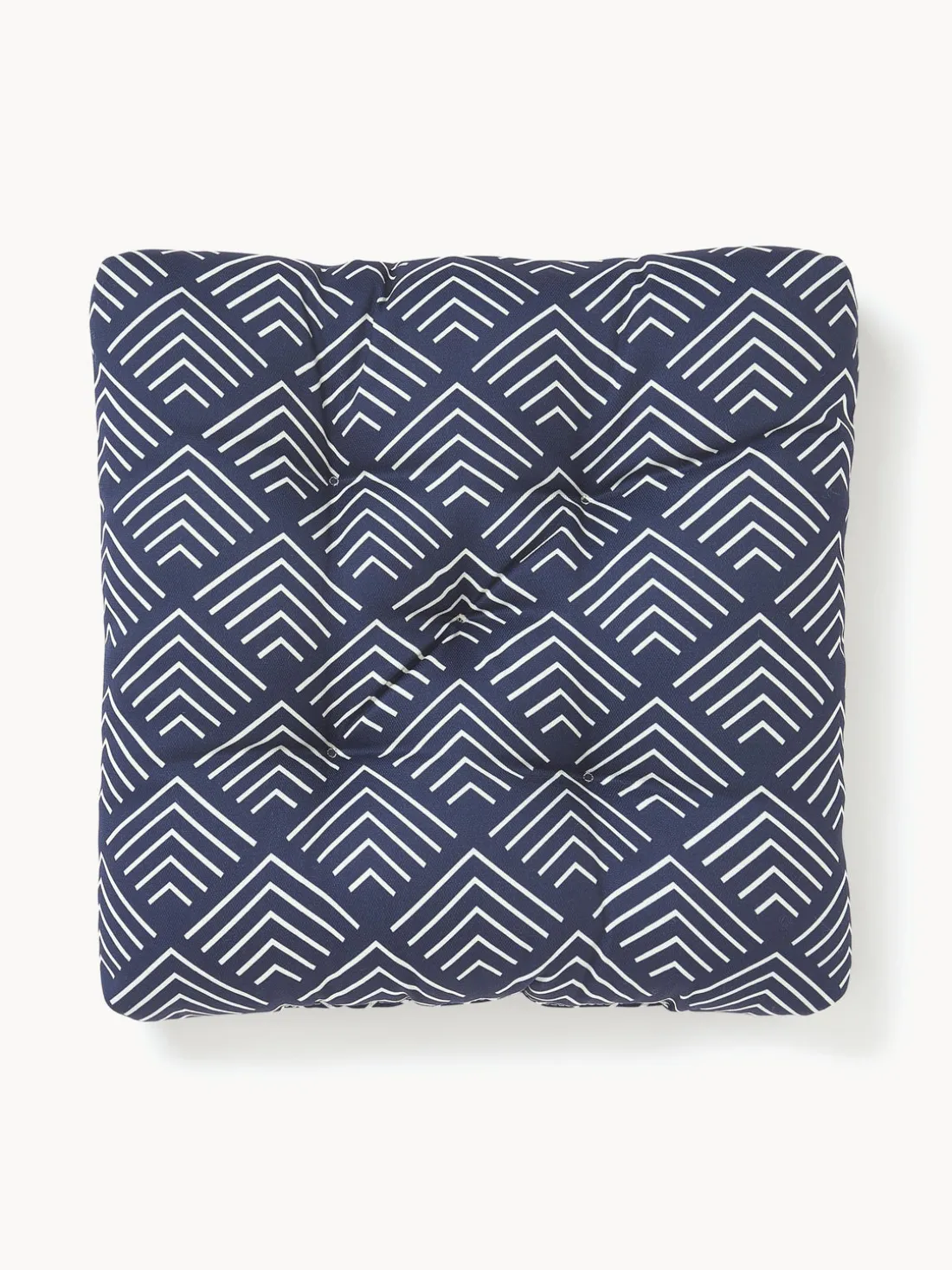 Cojín de asiento de exterior con estampado gráfico Milano