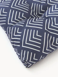 Cojín de asiento de exterior con estampado gráfico Milano