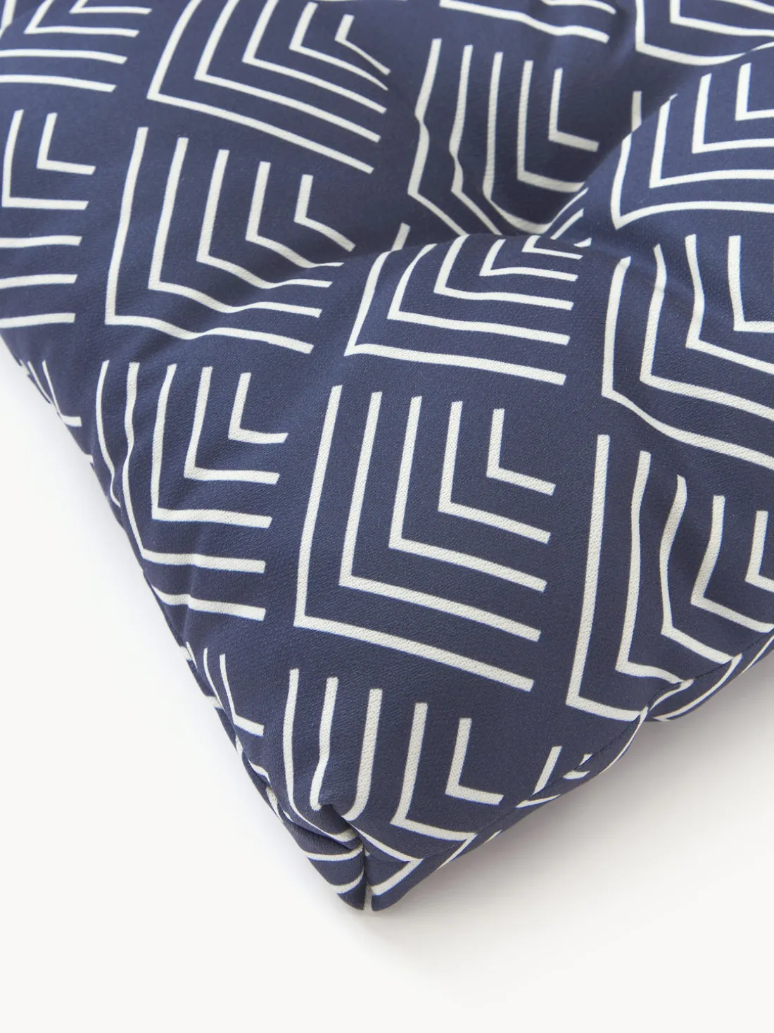 Cojín de asiento de exterior con estampado gráfico Milano