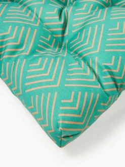 Cojín de asiento de exterior con estampado gráfico Milano