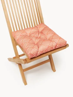 Cojín de asiento de exterior con estampado gráfico Milano