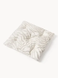 Cojín de asiento para exterior estampado jacquard Ortun