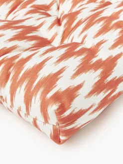 Cojín de asiento para exterior con estampado ikat Maillot