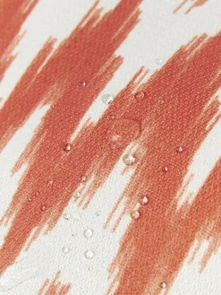 Cojín de asiento para exterior con estampado ikat Maillot