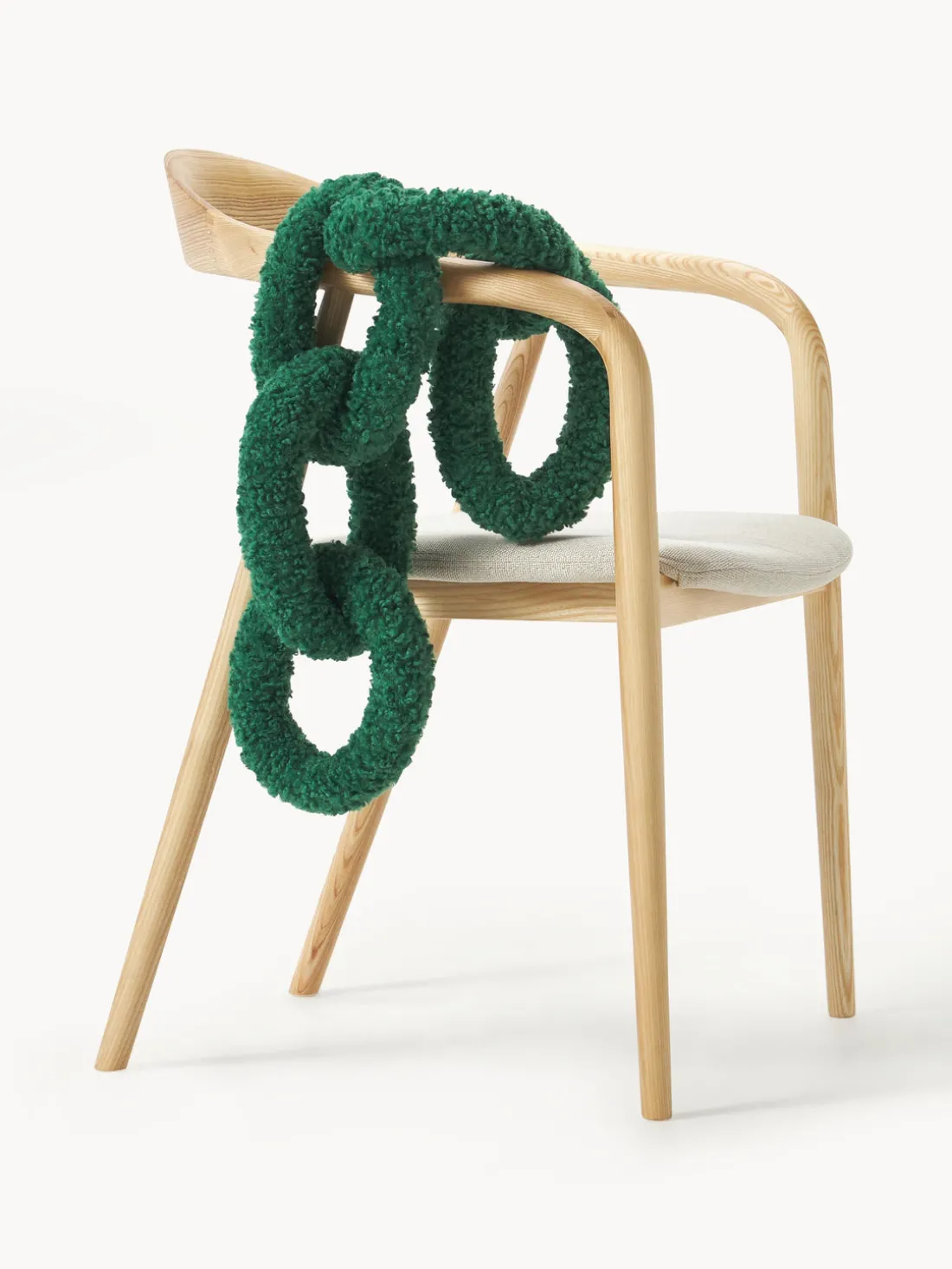 Cojín de borreguillo Chain Dotty