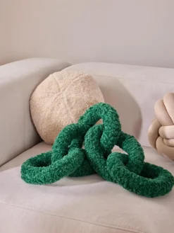 Cojín de borreguillo Chain Dotty